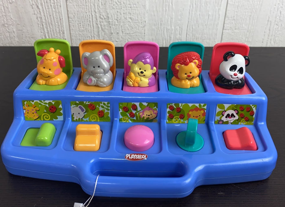 secondhand Playskool Poppin Pals Pop up Activity Toy