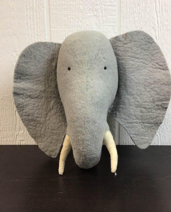 used Sew Heart Felt Animal Head Wall Decor, Elephant
