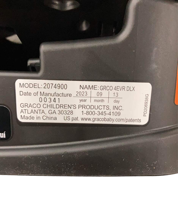 Shop Graco 4Ever DLX 4-in-1 Car Seat, 2023, Zagg at Goodbuygears