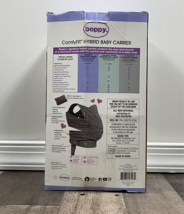 secondhand Boppy ComfyFit Carrier, Hybrid