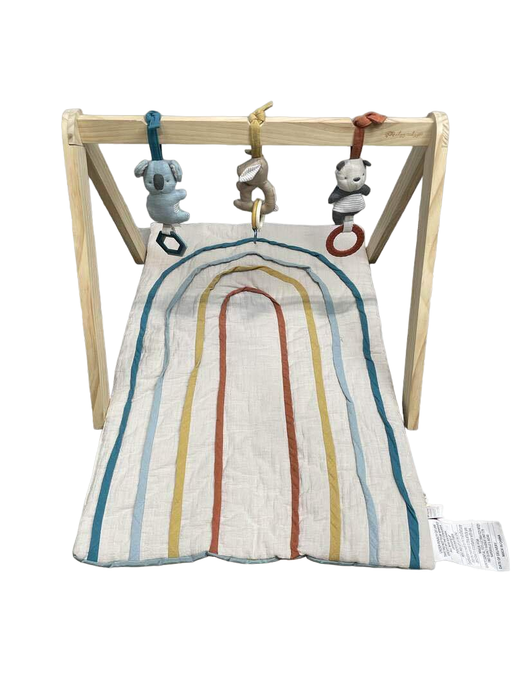 Shop Itzy Ritzy Wooden Activity Gym Playmat With Hanging Toys at Goodbuygears