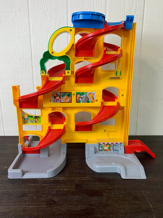 secondhand Fisher Price Little People Wheelies Stand n Play Raceway