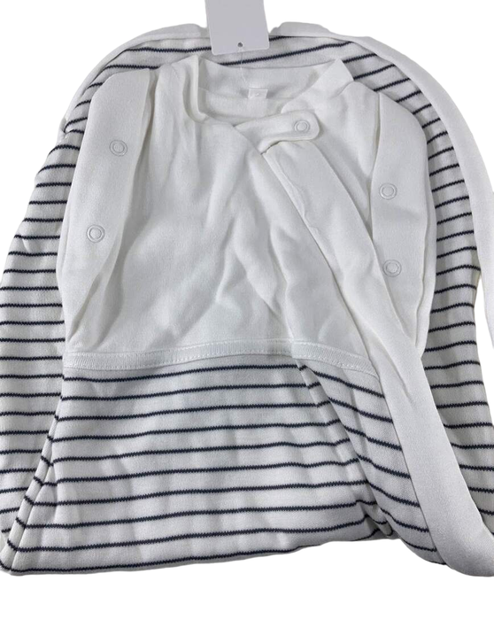 Shop MORI Newborn Swaddle Sack, Grey Stripe at Goodbuygears