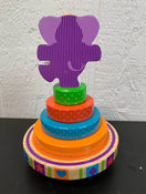 secondhand Melissa & Doug First Play Elephant Rocking Stacker