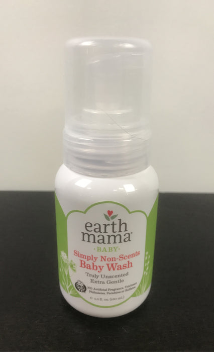 used Earth Mama Baby Wash 5.3oz, Simply Non-Scents Castile