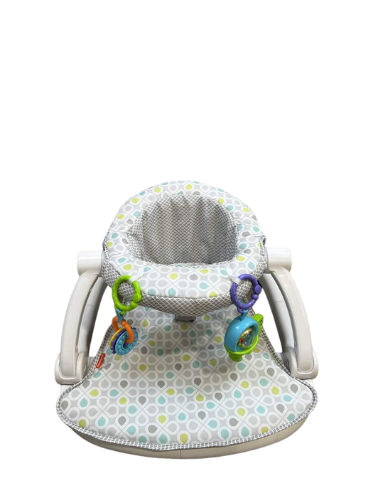 used Fisher Price Sit-Me-Up Floor Seat, Honeydew Drop