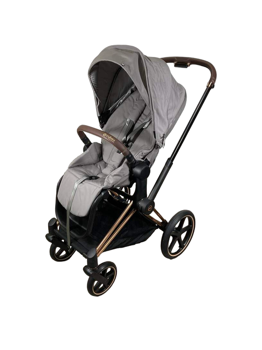 Shop Cybex PRIAM Stroller, Rosegold, Soho Grey, 2022 at Goodbuygears