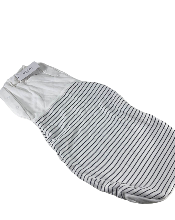 Shop MORI Newborn Swaddle Sack, Grey Stripe at Goodbuygears