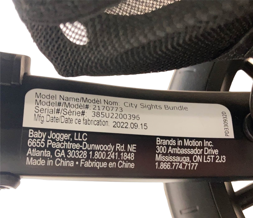 Shop Baby Jogger City Sights Stroller, 2022, Frosted Ivory at Goodbuygears