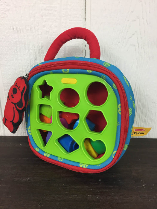 used Melissa & Doug Take-Along Shape Sorter