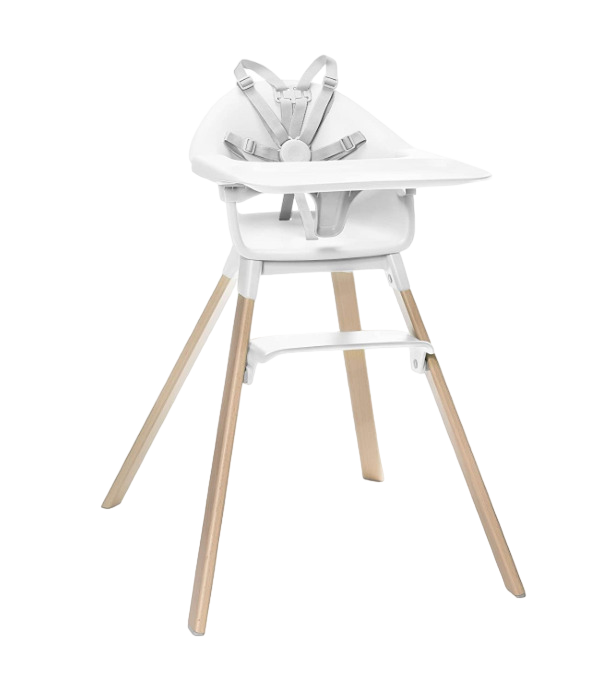 Shop Stokke Clikk High Chair, White at Goodbuygears