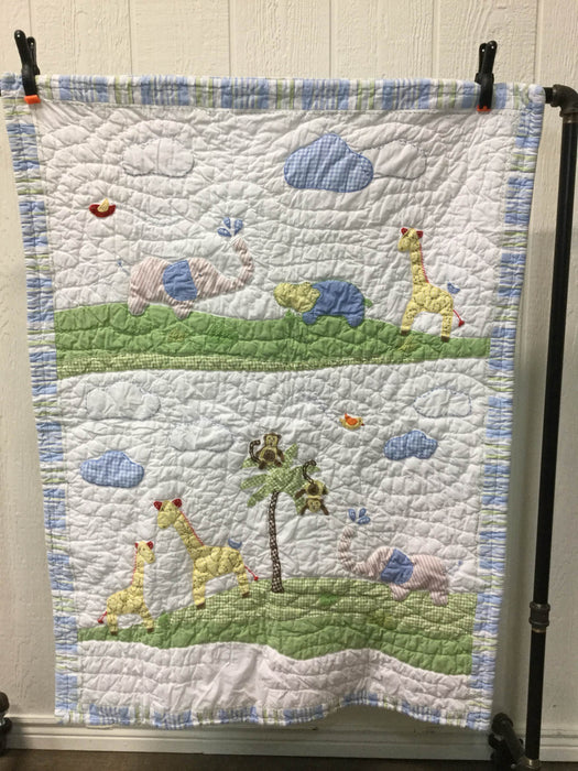 secondhand Pottery Barn Kids Baby Bedding Set