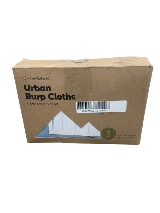 used KeaBabies Urban Burp Cloths