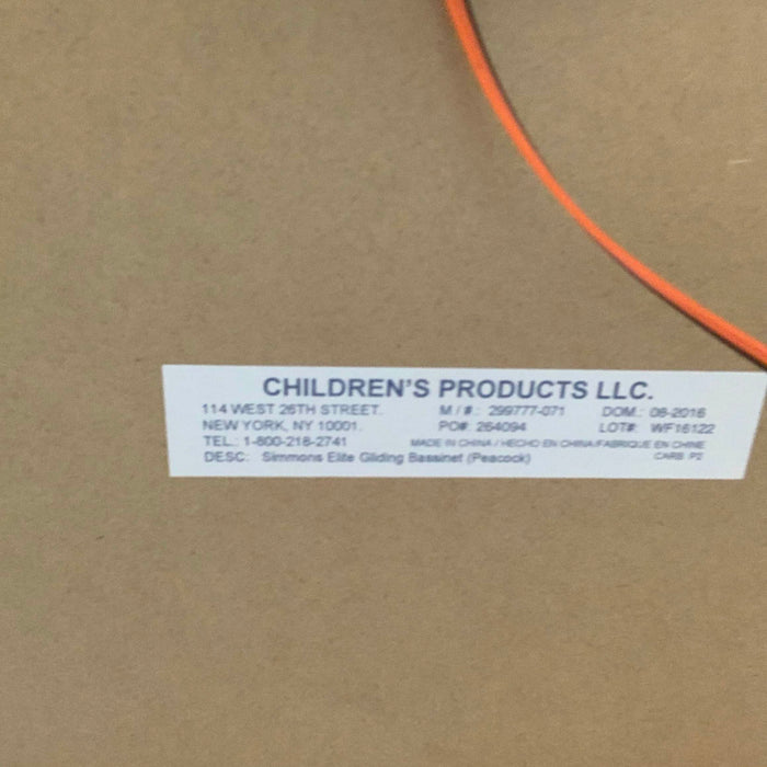 used Simmons Kids SlumberTime Elite Gliding Bassinet