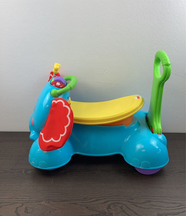 secondhand Fisher Price 3-in-1 Bounce, Stride, and Ride Elephant