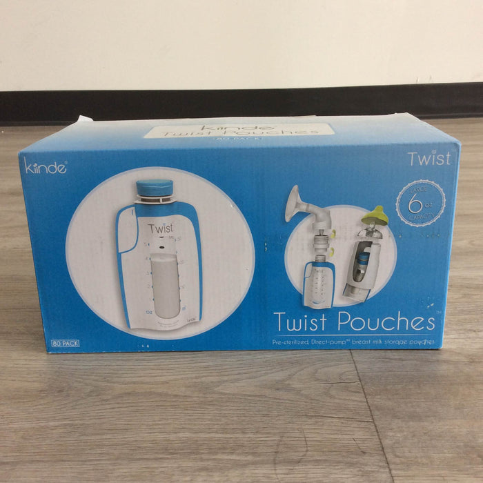 used Kiinde Twist Pouches, 80 count