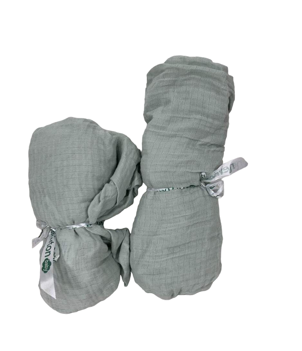 Shop Newton 2 Pack Mini Crib Sheets, Twilight Grey Solid at Goodbuygears