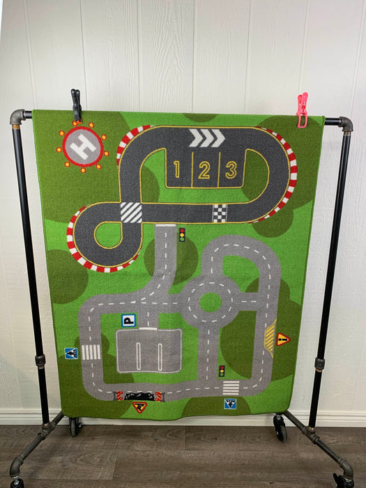 used American Kids Road Tracks Area Rug