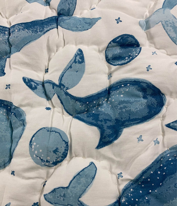 Shop Crane Baby Cotton Quilted Play Mat, Caspian (Whale) at Goodbuygears
