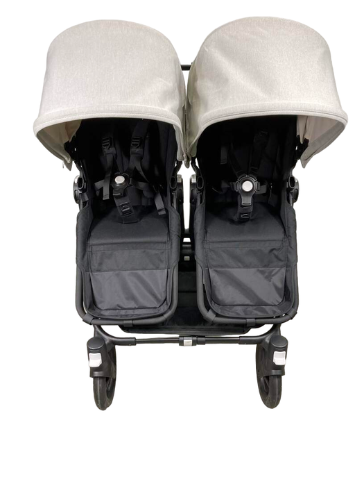 Shop Bugaboo Donkey 5 Duo Stroller, 2023, Black , Grey Melange at Goodbuygears