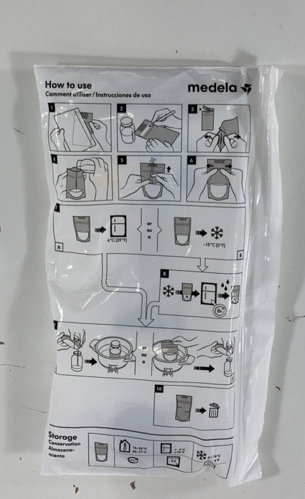 used Medela Milk Storage Bags