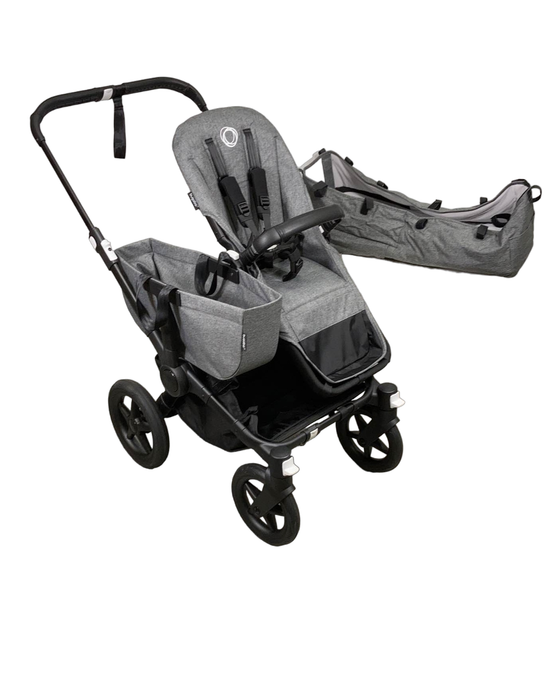 Shop Bugaboo Donkey 5 Stroller Mono, 2021, Grey Melange, Black at Goodbuygears