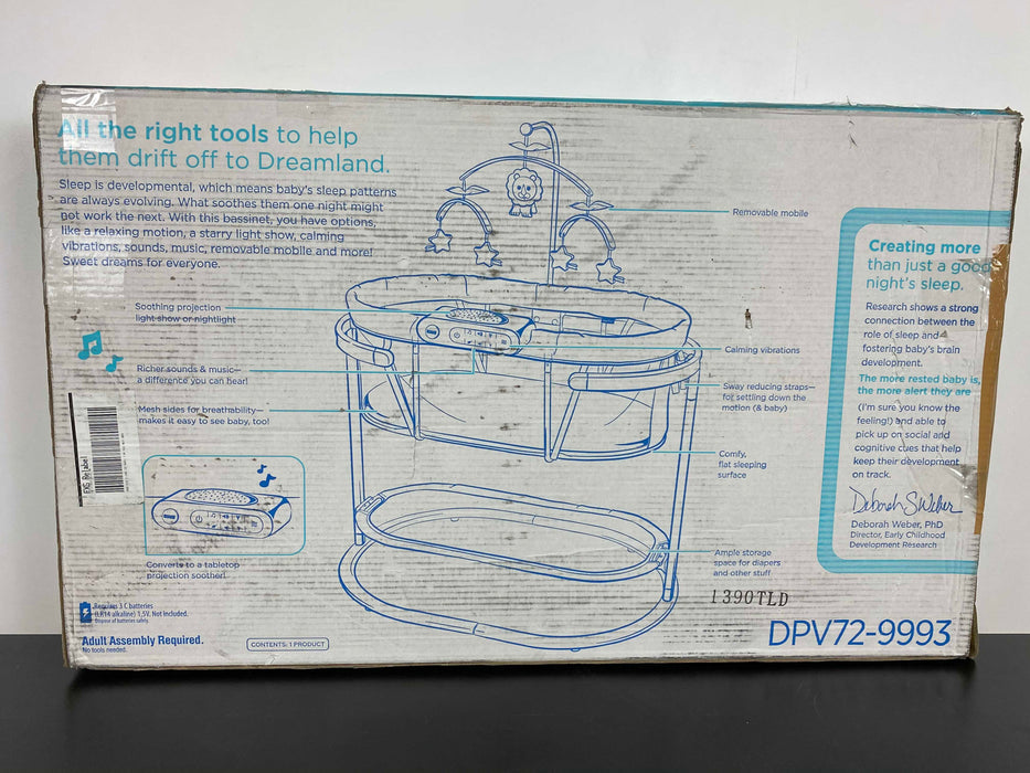 secondhand Fisher Price Soothing Motions Bassinet