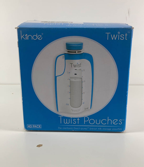 secondhand Kiinde Twist Pouches, 6oz, 40 Pack