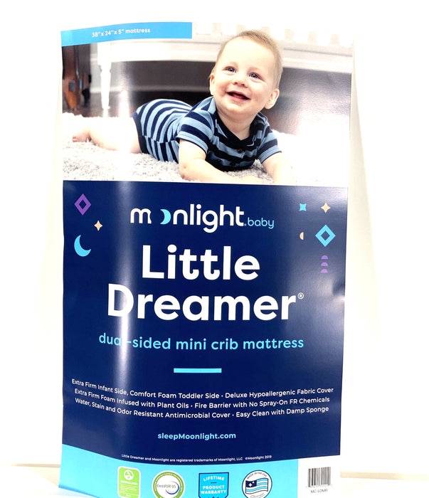 Shop Moonlight Slumber Little Dreamer Mini Crib Mattress at Goodbuygears