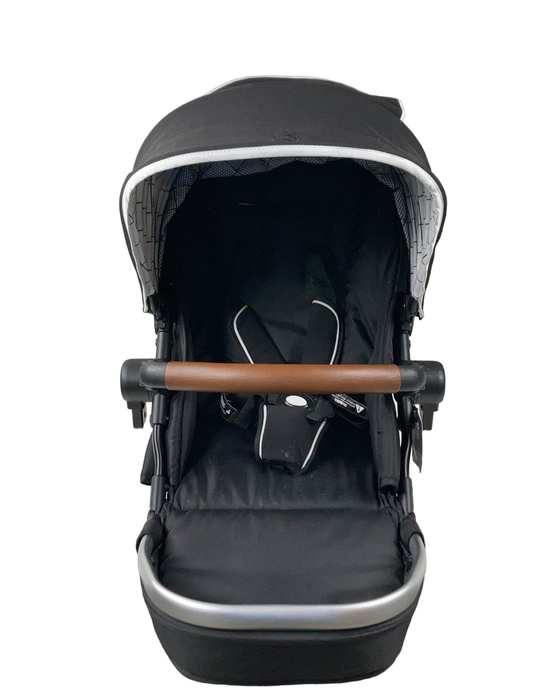 Shop Mockingbird 2nd Seat Kit with Extendable Canopy, 2021, Black, Windowpane, Silver with Penny Leather at Goodbuygears