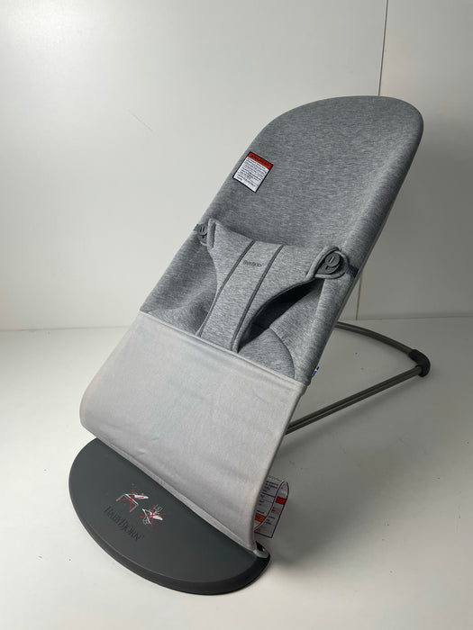 Shop BabyBjorn Bouncer Bliss, Light Grey, 3D Jersey at Goodbuygears