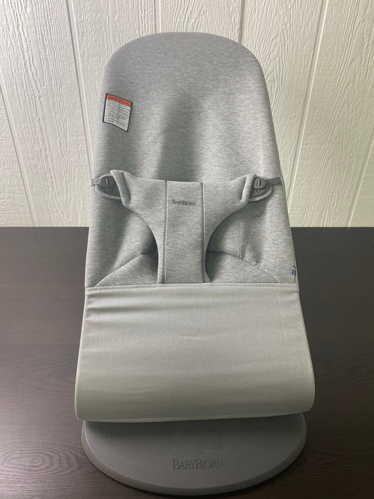 Shop BabyBjorn Bouncer Bliss, Light Grey, 3D Jersey at Goodbuygears