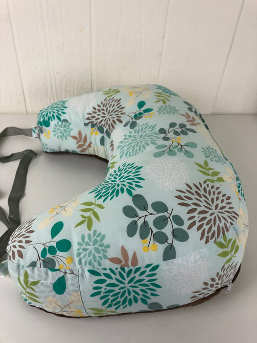 Boppy Best Latch Breastfeeding Pillow, Green Flowers