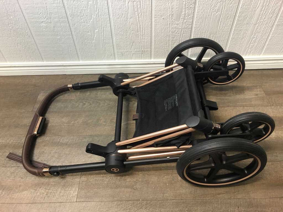 Shop Cybex PRIAM Stroller Frame, 2019, Rosegold at Goodbuygears