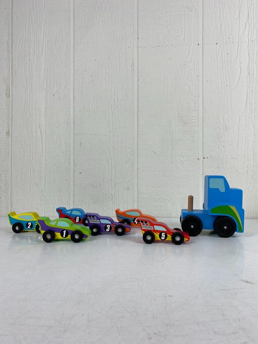 Melissa & Doug Mega Race Car Carrier