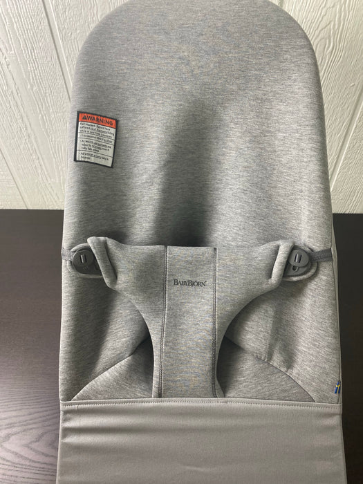 Shop BabyBjorn Bouncer Bliss, Light Grey, 3D Jersey at Goodbuygears