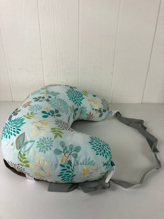 Boppy Best Latch Breastfeeding Pillow, Green Flowers