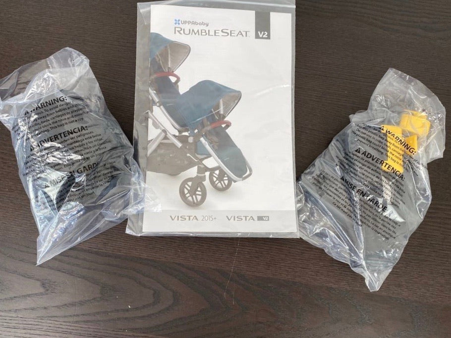 Shop UPPAbaby VISTA RumbleSeat V2, 2015+, Sierra (Dune Knit) at Goodbuygears
