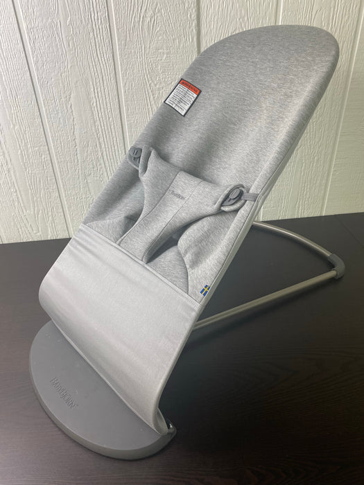 Shop BabyBjorn Bouncer Bliss, Light Grey, 3D Jersey at Goodbuygears