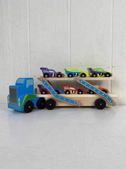 Melissa & Doug Mega Race Car Carrier