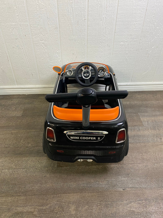 Huffy Ride-On Car W/ Push Stroller, Mini Cooper