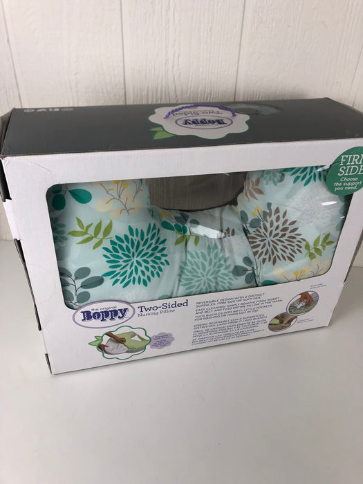 Boppy Best Latch Breastfeeding Pillow, Green Flowers