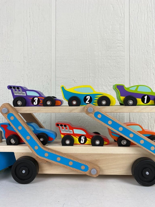 Melissa & Doug Mega Race Car Carrier