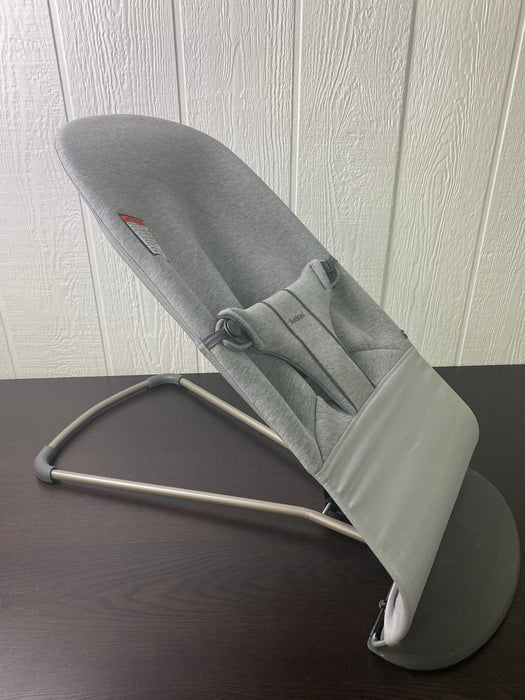 Shop BabyBjorn Bouncer Bliss, Light Grey, 3D Jersey at Goodbuygears