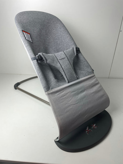 Shop BabyBjorn Bouncer Bliss, Light Grey, 3D Jersey at Goodbuygears