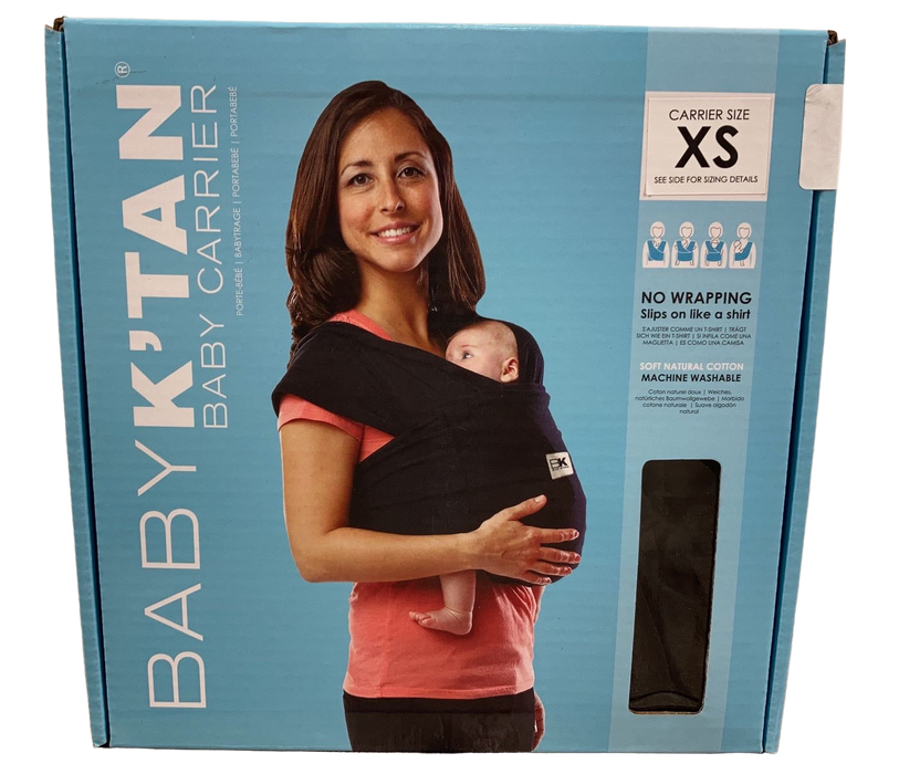 Shop Baby K'tan Baby Carrier, X-Small, Original, Black at Goodbuygears