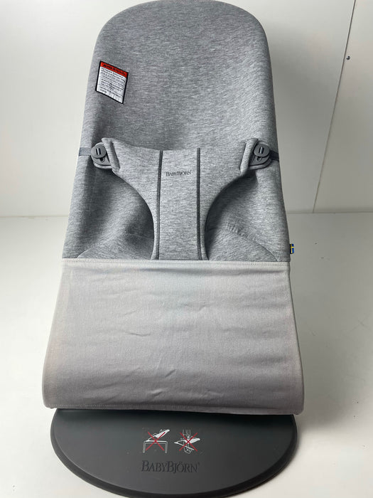 Shop BabyBjorn Bouncer Bliss, Light Grey, 3D Jersey at Goodbuygears
