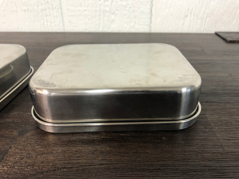 Lunchbots Stainless Steel Container, Set of 2