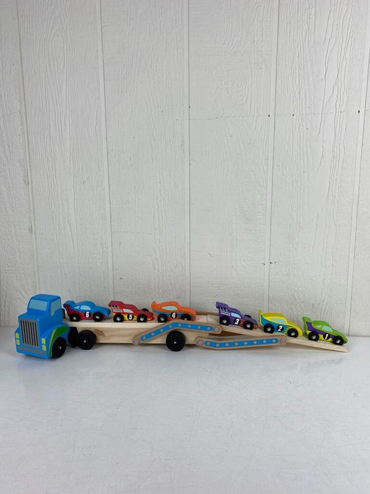 Melissa & Doug Mega Race Car Carrier